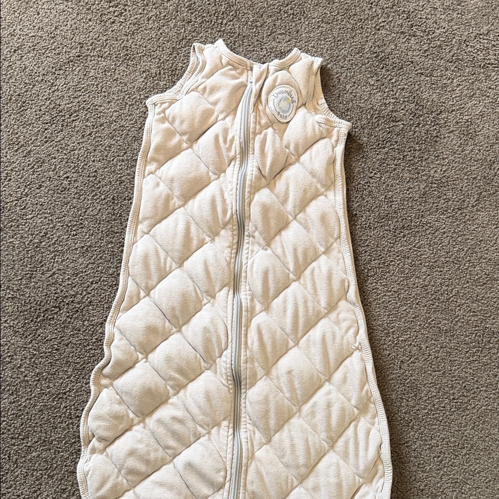 Soft Cream Quilted Kids Sleep Sack